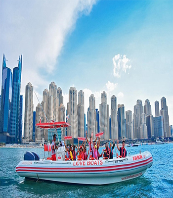 Speedboat Tour: Dubai Marina, Atlantis and Burj Al Arab